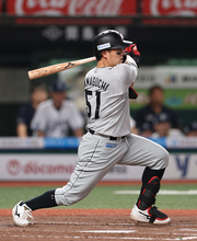 山口の同点打　プロ野球