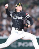 「力投する上茶谷　プロ野球」の画像1