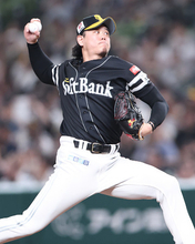 力投する上茶谷　プロ野球