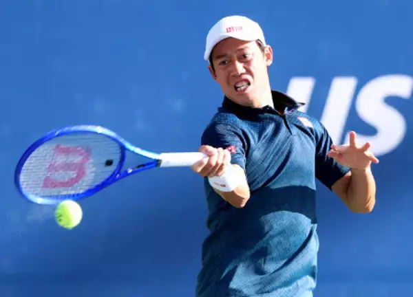 錦織のリターン　全米テニス