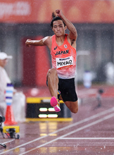 宮尾の３回目の跳躍　アジア大会