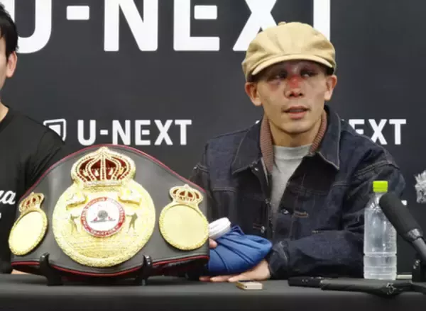 堤「生き残れた」＝激闘から一夜明け会見―ＷＢＡバンタム級