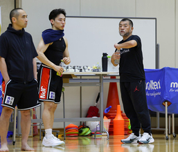 バスケット男子、Ｗ杯予選へ合宿公開