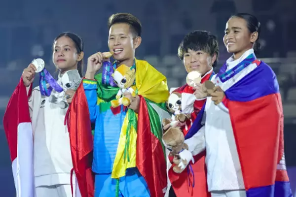 銅メダルの坂本　アジア大会
