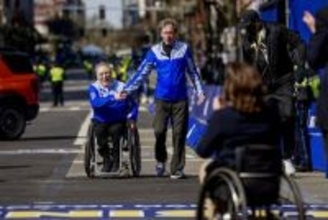 「車いすの父」しのぶ声＝故ホールさん、競技発展に貢献―ボストン・マラソン