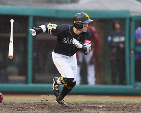 牧原大の適時打　プロ野球