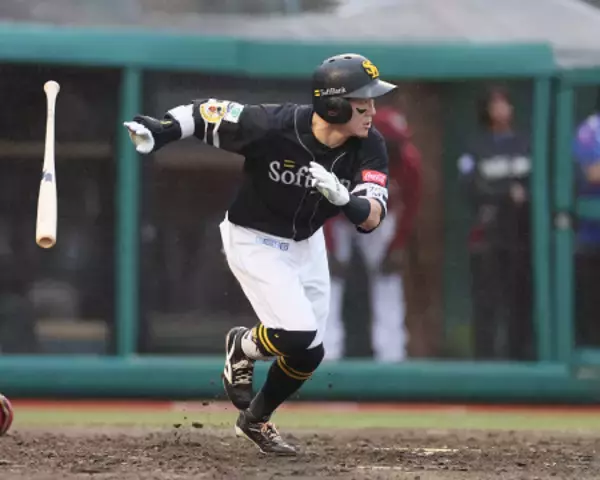 牧原大の適時打　プロ野球
