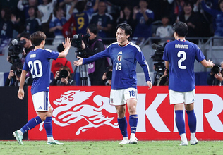 上田、ゴールで引っ張る＝キリン杯サッカー