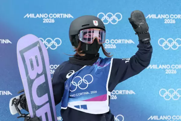 ２回目を終えた岩渕　五輪