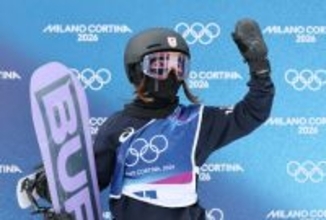 ２回目を終えた岩渕　五輪