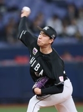 ロッテ先発の木村　プロ野球