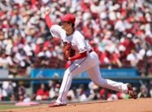 力投する赤木　プロ野球
