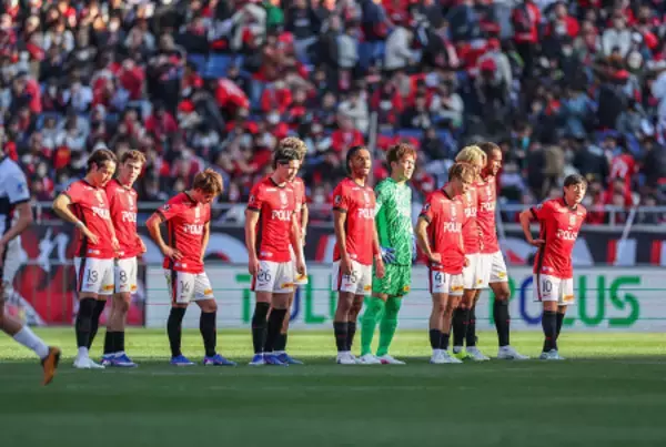 敗れた浦和　Ｊリーグ