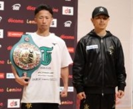 タイトルマッチに臨む井上拓と井岡