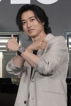 山崎賢人さんがウブロの発表会に登壇