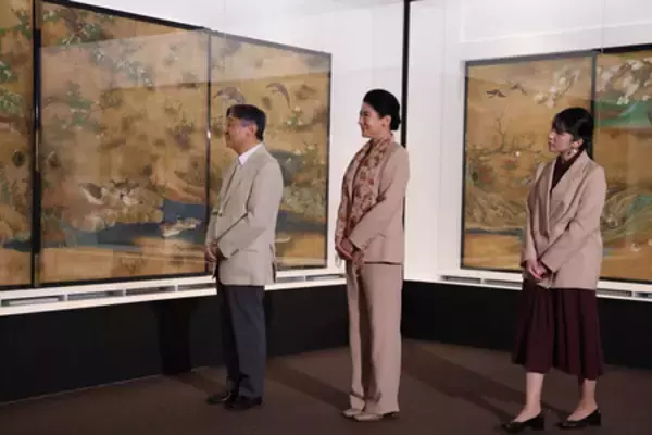 天皇ご一家、大英博物館展を鑑賞