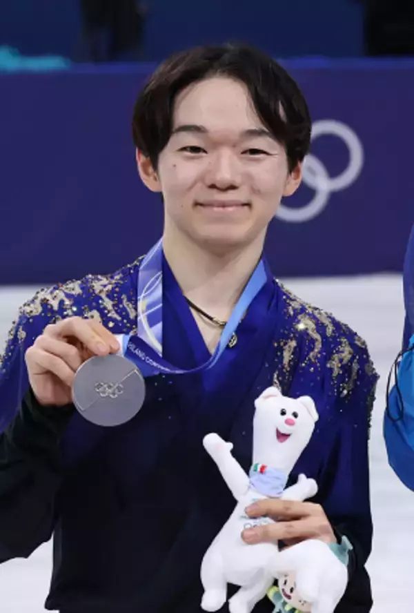 銀メダルを獲得した鍵山　五輪