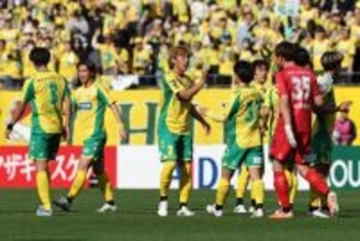 喜ぶ千葉イレブン　Ｊリーグ