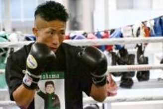 井上拓「全てがベスト」＝那須川戦へ練習公開―ボクシング