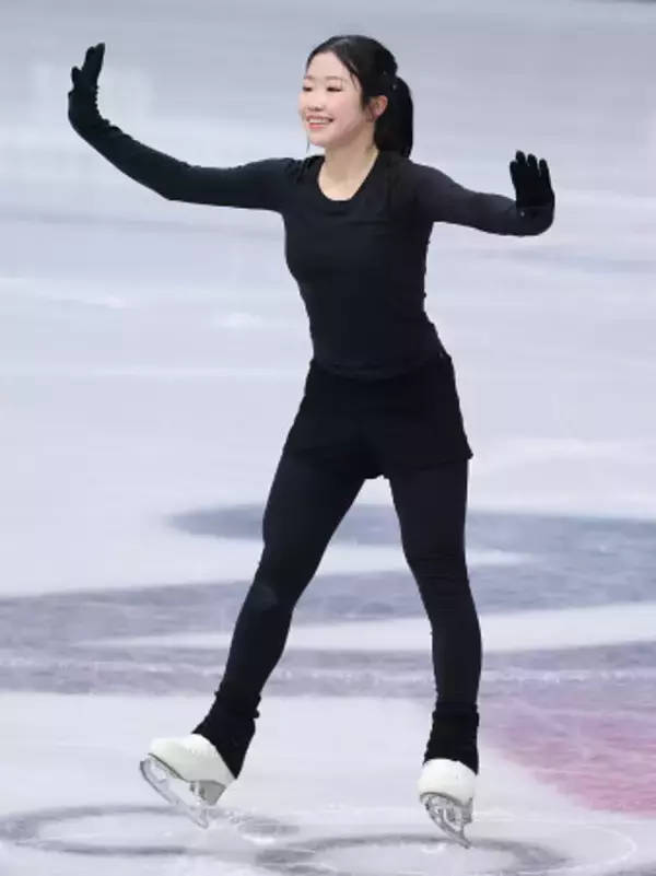 練習する中井　五輪