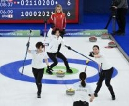 プレーする日本チーム　五輪