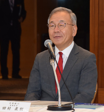 講演する田村日銀審議委員