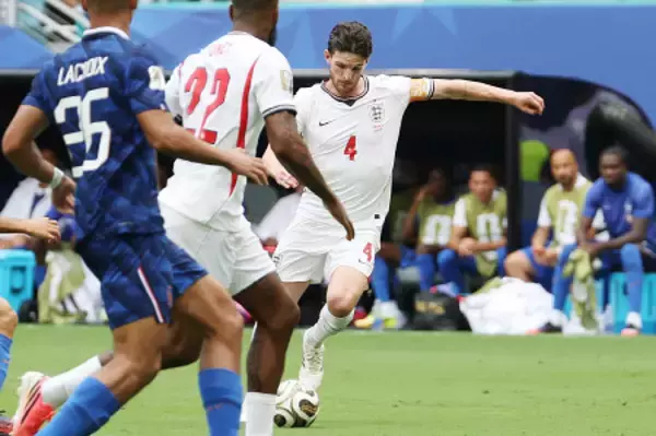 ライスの先制ゴール　Ｗ杯サッカー
