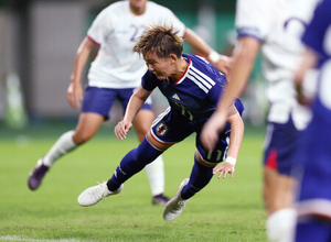 神谷、力強さアピール＝アジア大会・サッカー女子