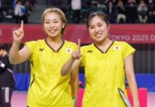 バドミントン矢ケ部姉妹が金