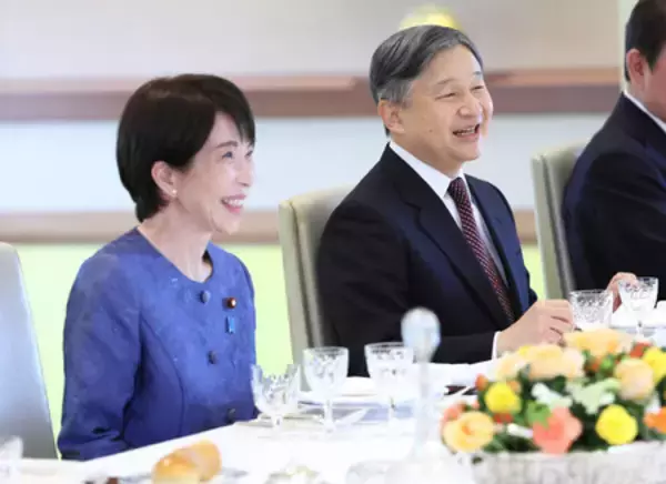 天皇陛下、高市首相らと昼食会＝皇居