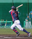 「安打を放つ小園　野球」の画像1