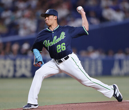 安定感欠いた山野＝プロ野球・ヤクルト