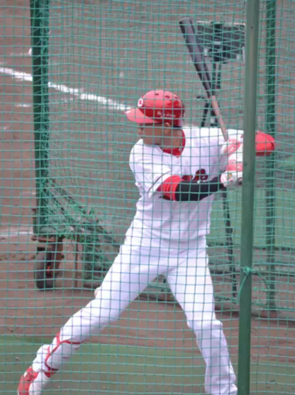 冷静な秋山＝プロ野球・広島