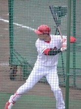 冷静な秋山＝プロ野球・広島