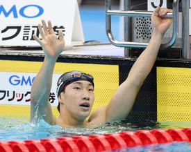大橋、完勝も笑みなく＝競泳日本選手権