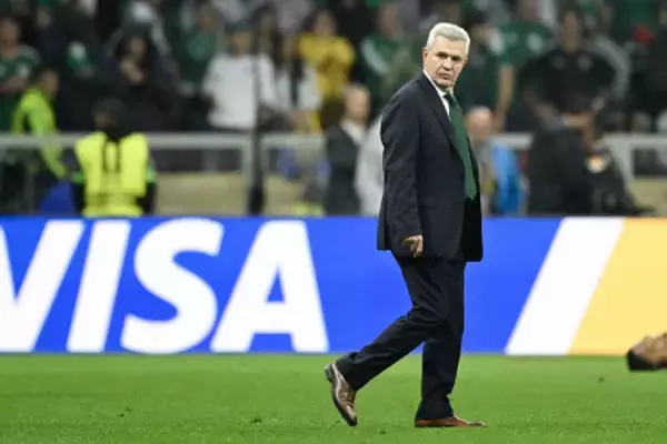 試合を終えたアギーレ監督