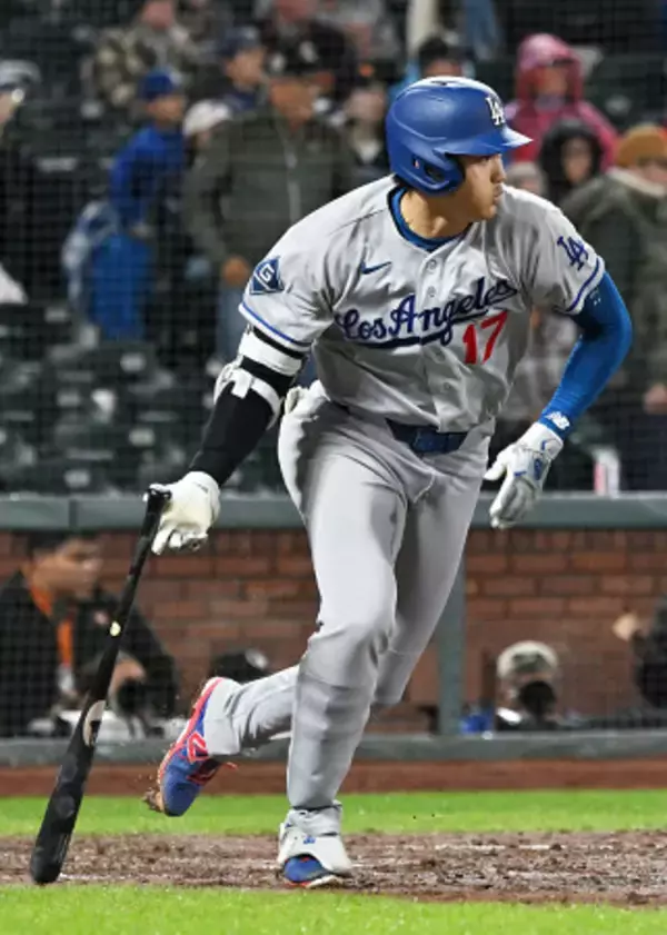 大谷の内野安打　大リーグ