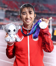 田中希、３個目のメダル　アジア大会