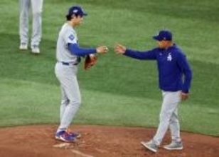 降板する大谷　大リーグ