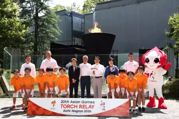 東京でアジア大会「採火式」