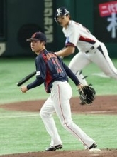 打たれた金丸　野球