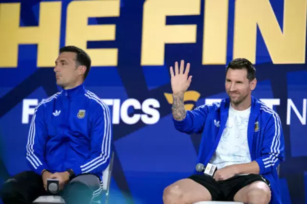 メッシ「全て出し切る」＝ニューヨークでファンに意気込み―Ｗ杯サッカー