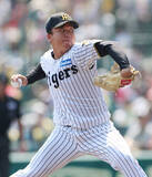 「阪神の村上、悔しさ残る九回＝完封逃すも久々白星―プロ野球」の画像1
