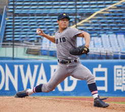 慶大が勝ち点１　東京六大学野球