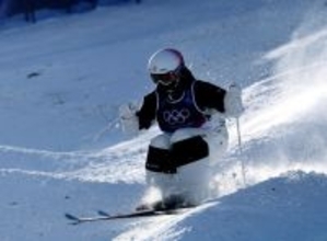 決勝１回目の柳本　五輪