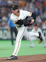 力投するウィットリー　プロ野球