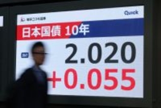 長期金利、２．０２０％に上昇