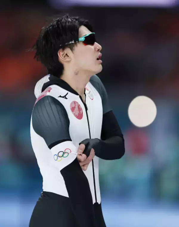 滑走を終えた蟻戸　五輪