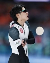 滑走を終えた蟻戸　五輪