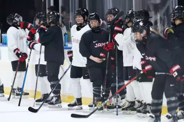 練習に臨む日本選手